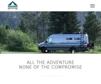 Coadventurevans.com(Colorado Adventure Vans) Screenshot