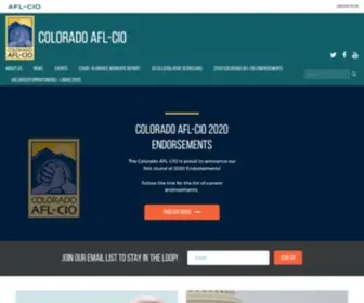 Coaflcio.org(Colorado AFL) Screenshot