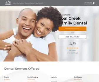 Coalcreekfamilydental.com(Coal Creek Family Dental) Screenshot