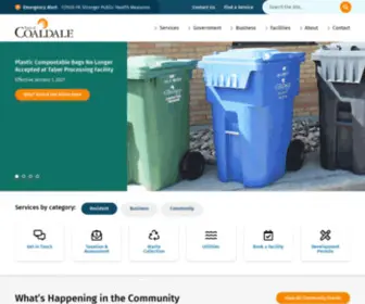 Coaldale.ca(Town of Coaldale) Screenshot