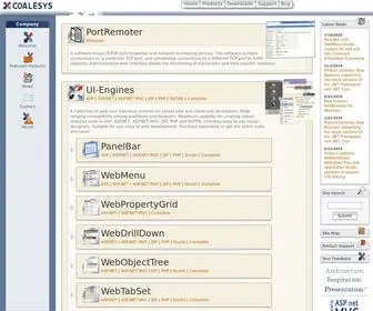 Coalesys.com(Server Applications and Web Controls) Screenshot