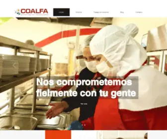 Coalfa.cl(Comida para empresas) Screenshot