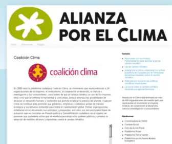 Coalicionclima.es(Coalición) Screenshot