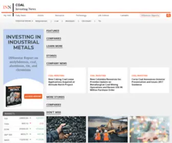 Coalinvestingnews.com(Coal Investing News) Screenshot