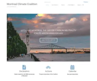 Coalitionclimatmtl.org(Coalitionclimatmtl) Screenshot