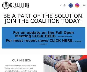Coalitionfortattoosafety.org(Coalition for Tattoo Safety) Screenshot