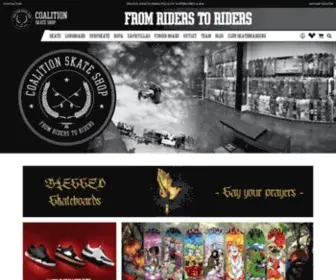 Coalitionskateshop.com(Coalition Skate Shop) Screenshot