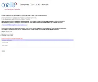 Dom@Web Casvp: Coallia60-Domaweb.fr At Statscrop