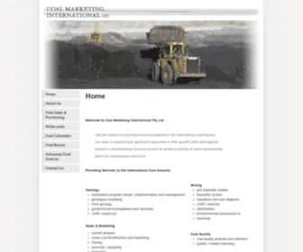 Coalmarketinginfo.com(Coal Marketing International) Screenshot