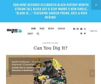 Coalminerecords.com(Coalmine Records) Screenshot