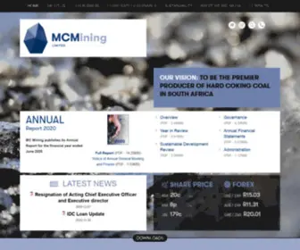 Coalofafrica.com(MCMining Limited) Screenshot