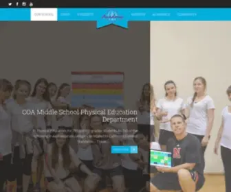 Coamiddle.org(Community Outreach Academy Middle School) Screenshot