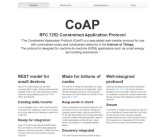 Coap.technology(Constrained Application Protocol) Screenshot