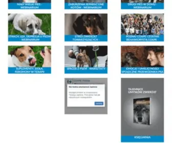 Coape.pl(Centre Of Applied Pet Ethology) Screenshot