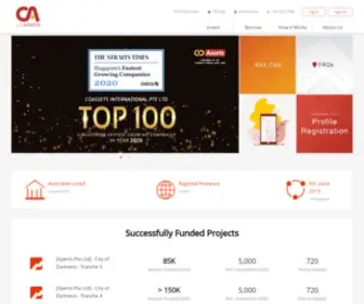 Coassets.com(Asia’s Leading Fintech Platform) Screenshot