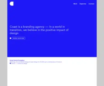 Coast-Agency.com(Coast Branding Agency Brussels) Screenshot