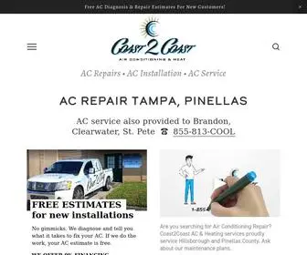 Coast2Coastac.com(Tampa Air Conditioning Repair) Screenshot