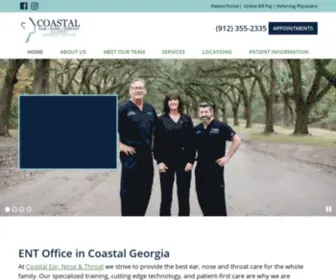 Coastal-ENT.com(Coastal ENT) Screenshot