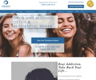 Coastaladdictioncenter.com(Addiction Treatment) Screenshot