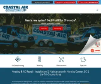 Coastalairsolutions.net(Coastal Air Solutions) Screenshot