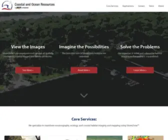 Coastalandoceans.com(Coastal & Ocean Resources (CORI)) Screenshot
