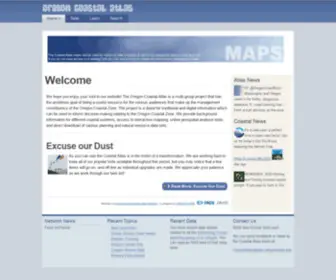 Coastalatlas.net(The Oregon Coastal Atlas) Screenshot