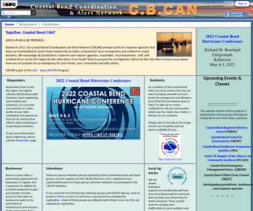 Coastalbendcan.org(Coastal Bend C.A.N) Screenshot