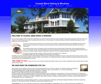 Coastalbendsiding.com(Corpus Christi Coastal Bend Siding & Windows Corpus footer) Screenshot