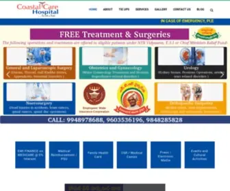 Coastalcarehospitals.com(We are the best private hospital in guntur. Coastal Care Hospitals) Screenshot