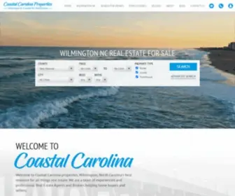 Coastalcarolinaproperties.com(Wilmington NC Real Estate & Wilmington NC Homes For Sale) Screenshot