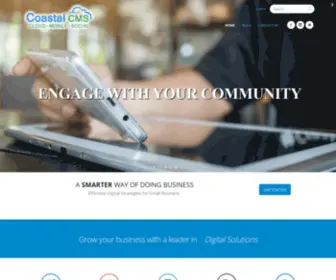 Coastalcms.com(Digital Stratigies and Solutions for Small Business) Screenshot