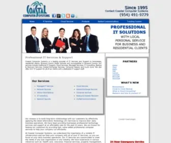 Coastalcomputersystems.com(Fort Lauderdale Computer Service) Screenshot