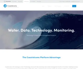 Coastalcoms.com(Coastal & Water Monitoring Solutions) Screenshot