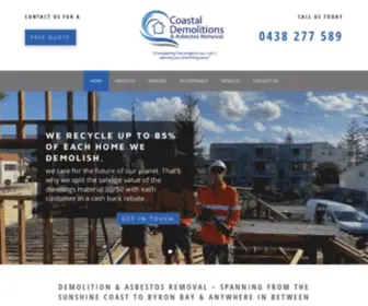 Coastaldemolitions.com(Coastal Demolition & Asbestos Removal) Screenshot