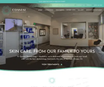 Coastaldermaesthetics.com(Dermatology) Screenshot