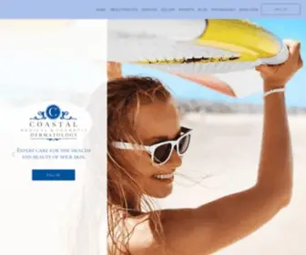 Coastaldermonline.com(Coastal Medical & Cosmetic Dermatology) Screenshot