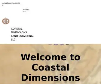 Coastaldim.com(Coastal Dimensions Land Surveying) Screenshot