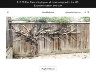 Coastaldriftwood.com(Coastal driftwood) Screenshot
