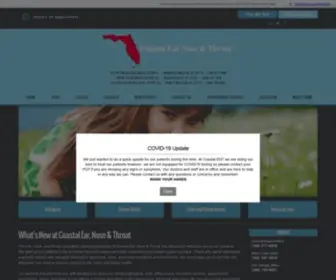 Coastalearnosethroat.com(Coastal Ear Nose &amp; Throat) Screenshot
