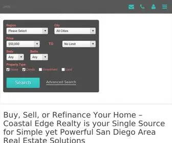 Coastaledgerealty.com(San Diego Area Real Estate) Screenshot