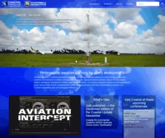 Coastalenvironmental.com(Coastal Environmental Systems Professional Weather Stations) Screenshot