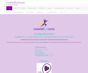 Coastalfunruns.com(Running with purpose) Screenshot