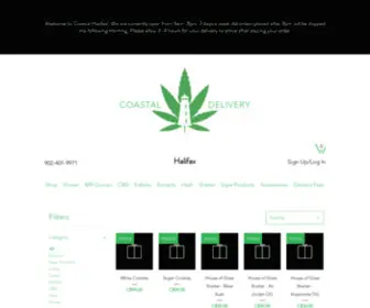 CoastalhfXhali.com(Coastal Delivery Halifax) Screenshot