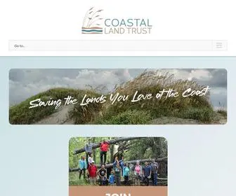 Coastallandtrust.org(We save the lands you love at the coast) Screenshot