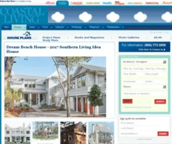 Coastallivinghouseplans.com(Coastal Living House Plans) Screenshot