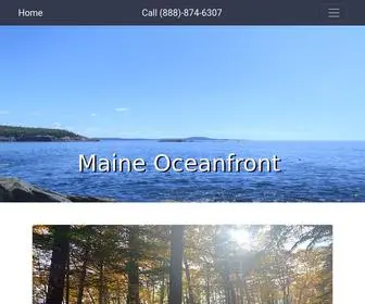 Coastalmaineland.com(Maine Ocean Front Liquidation) Screenshot