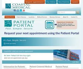 Coastalmedical.com(Coastal Medical of Rhode Island) Screenshot