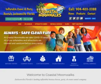 Coastalmoonwalks.com(Bounce House Rentals Jacksonville) Screenshot