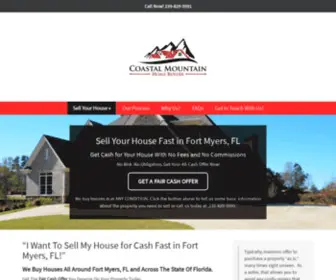 Coastalmountainhb.com(Coastal Mountain Home Buyers) Screenshot