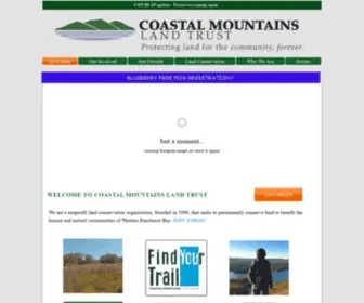 Coastalmountains.org(Coastal Mountains Land Trust) Screenshot